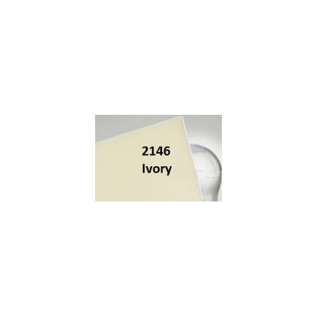 Professional Plastics IVORY#2146 Extruded Acrylic Paper-Masked, 0.187 X 48.000 X 96.000 [Ea SACRIV2146.187X48.000X96.000EP